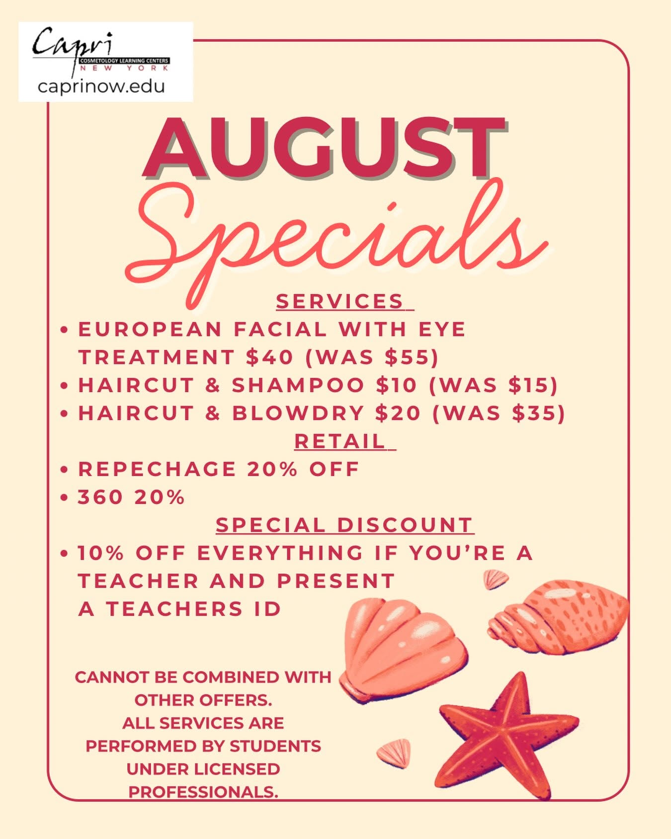 august specials